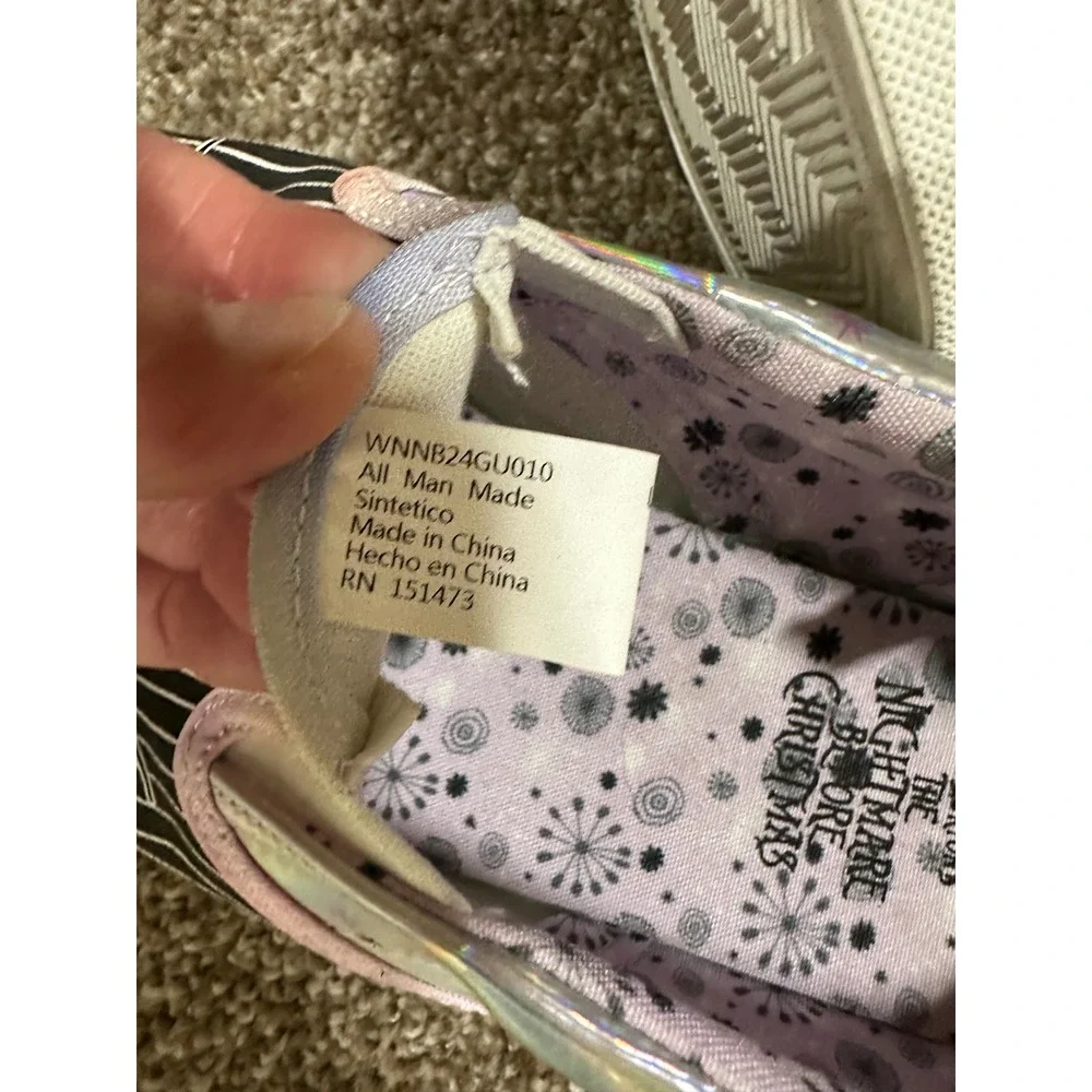 Ground Up Slip On Womens 9 Multi Nightmare Before Christmas Jack Sally WNNB2